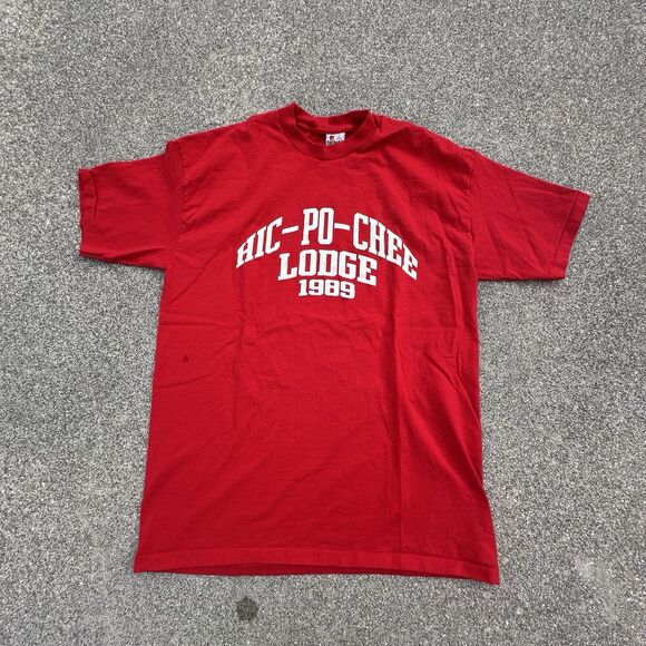 Vintage 90's Signal T-Shirt Mens XL Hic-Po-Chee Lodge Easy Livin Made in USA - Picture 1 of 5
